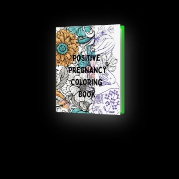 Positive Pregnancy Coloring Book - Picture 4 of 7